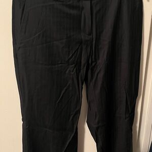 J. Crew Women’s Black Pinstripe Dress Pants